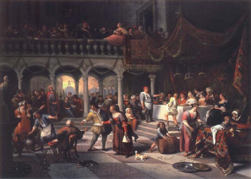 Jan Steen The Wedding at Cana France oil painting art